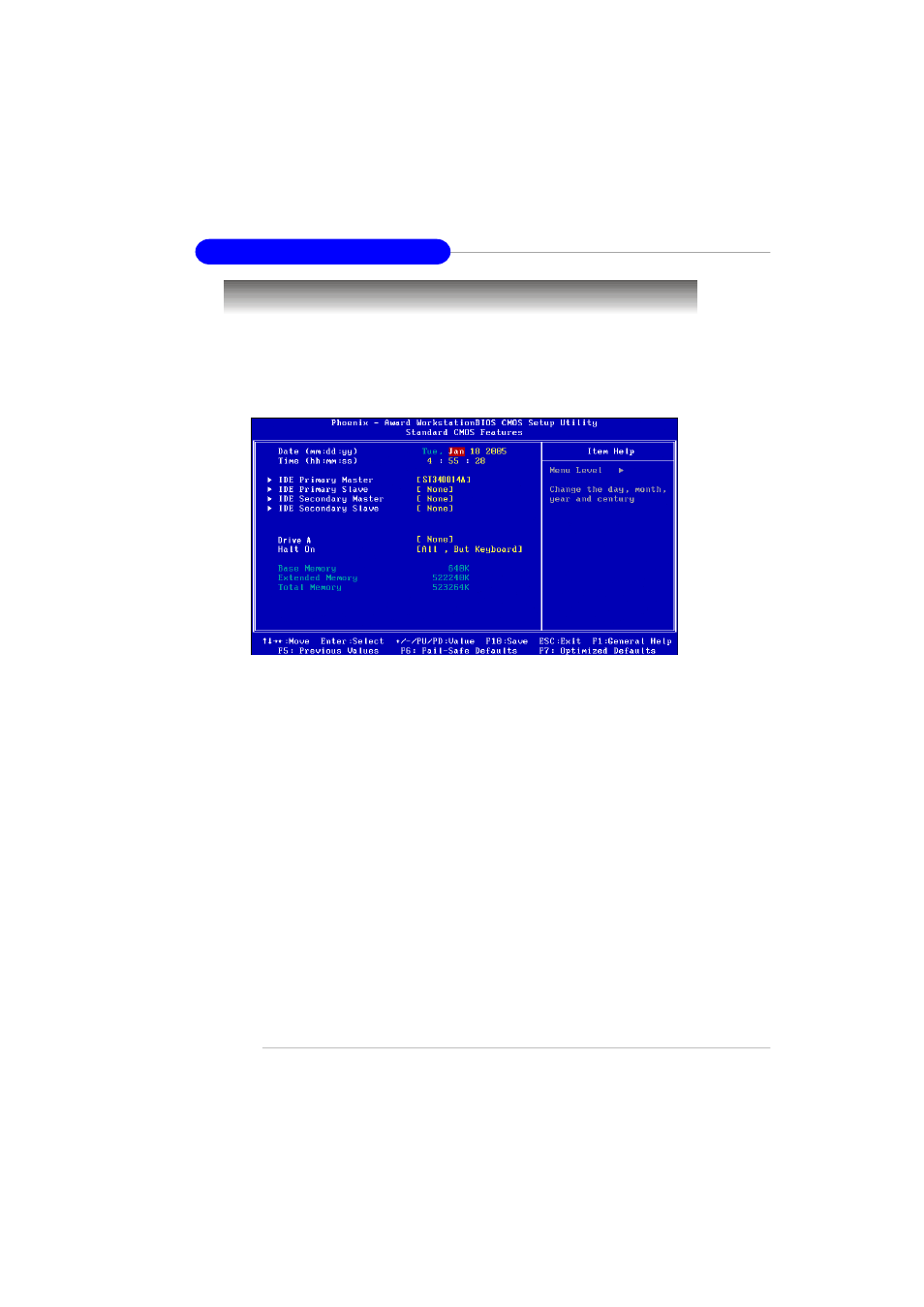 Standard cmos features | MSI K8T Master2-FAR7 User Manual | Page 46 / 97
