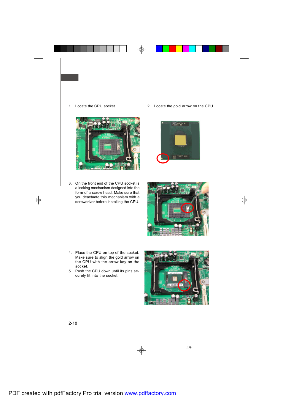 Cpu & heatsink | MSI PM-104 User Manual | Page 34 / 82