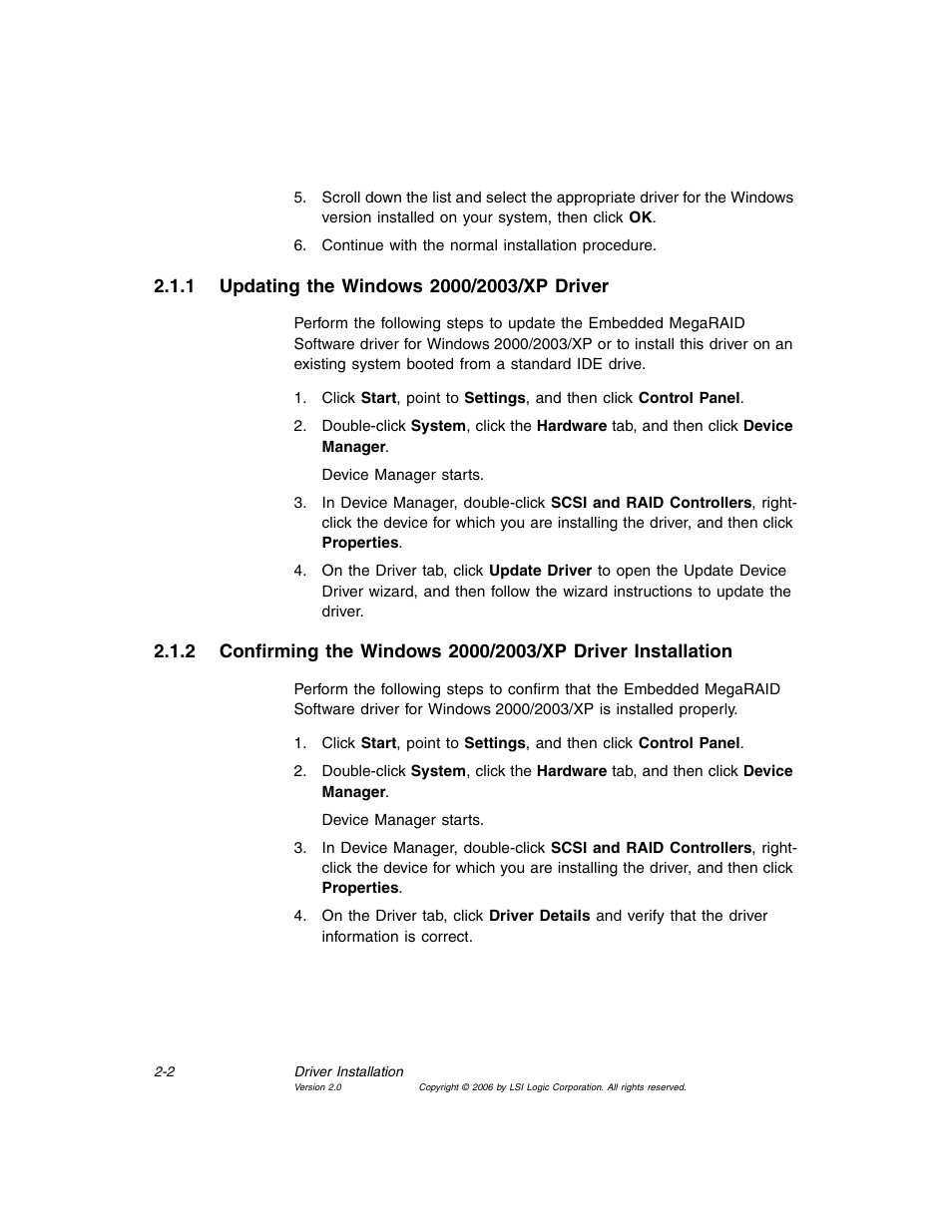 1 updating the windows 2000/2003/xp driver, Updating the windows 2000/2003/xp driver | MSI X2-109 v1 User Manual | Page 28 / 132