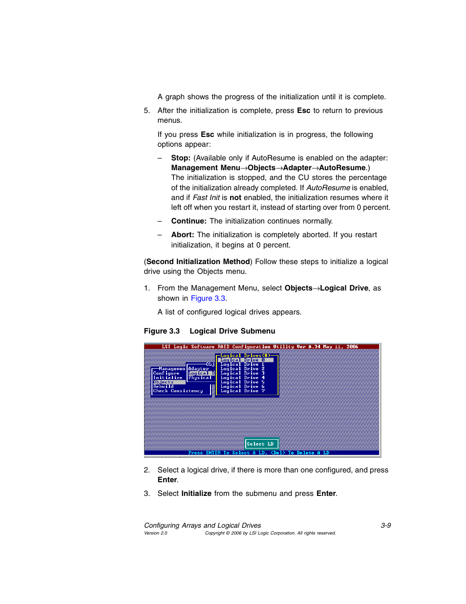 Logical drive submenu | MSI X2-109 v1 User Manual | Page 43 / 132