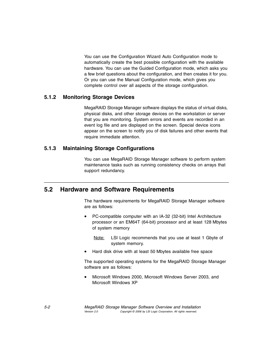 2 monitoring storage devices, 3 maintaining storage configurations, 2 hardware and software requirements | Monitoring storage devices, Maintaining storage configurations, Hardware and software requirements | MSI X2-109 v1 User Manual | Page 76 / 132