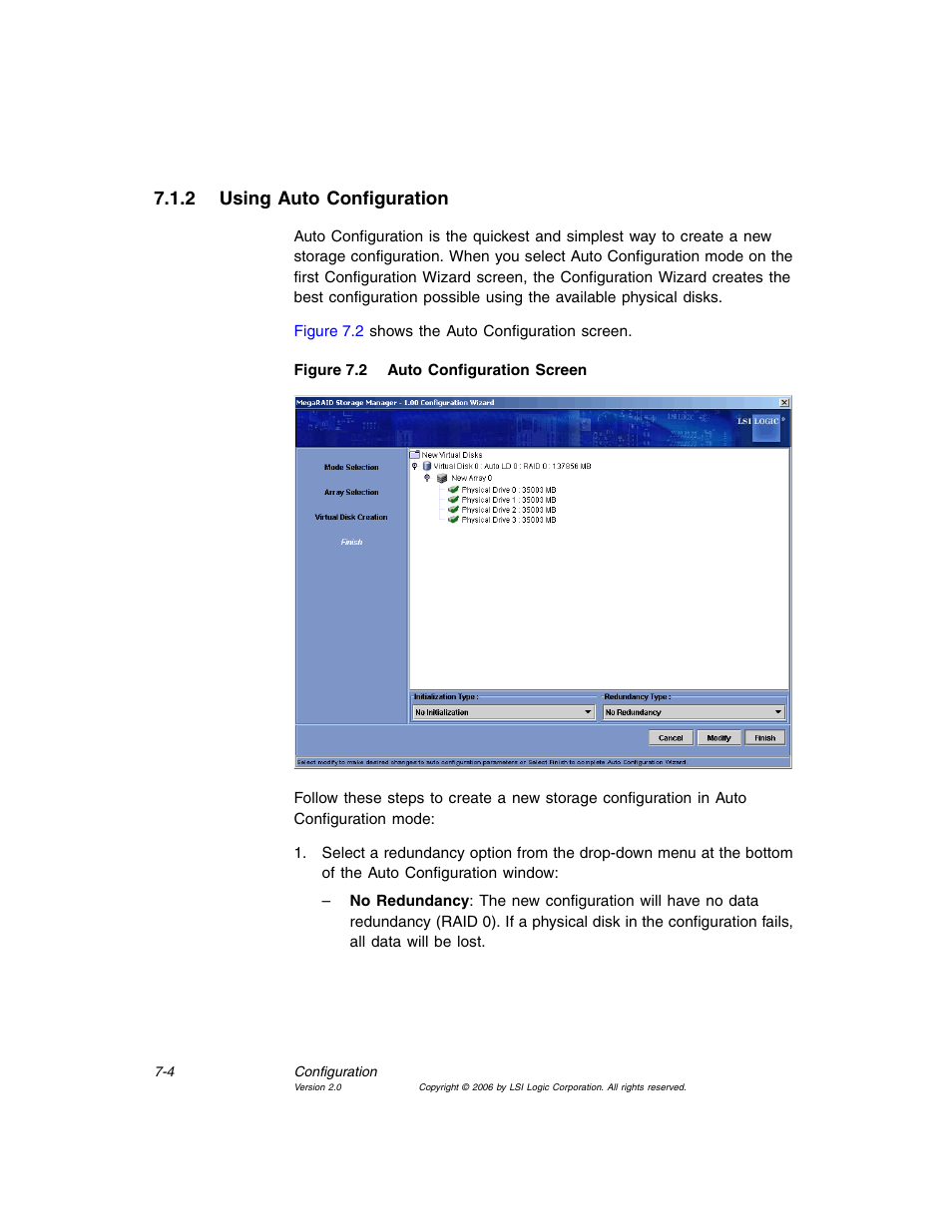 2 using auto configuration, Using auto configuration, Auto configuration screen | Section 7.1.2, “using auto configuration | MSI X2-109 v1 User Manual | Page 94 / 132
