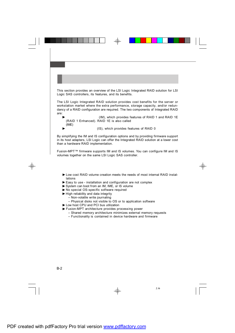 Introduction to integrated raid, Integrated raid benefits and features | MSI X2-109 v2 User Manual | Page 104 / 125