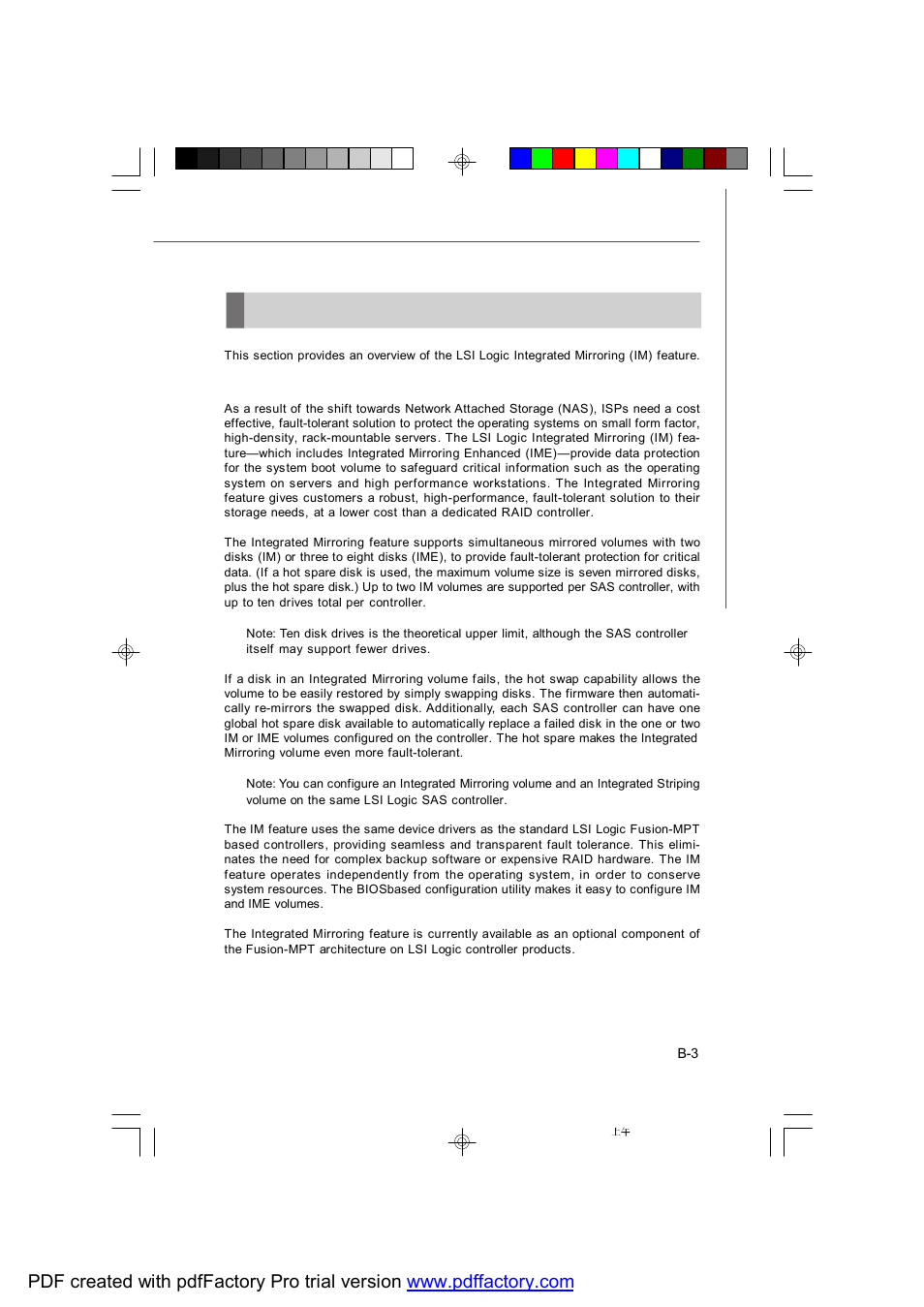 Integrated mirroring overview, 1 introduction | MSI X2-109 v2 User Manual | Page 105 / 125