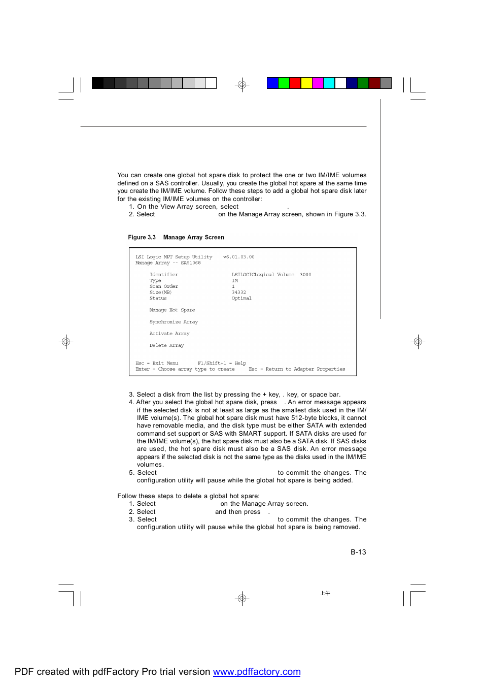 4 managing hot spares | MSI X2-109 v2 User Manual | Page 115 / 125