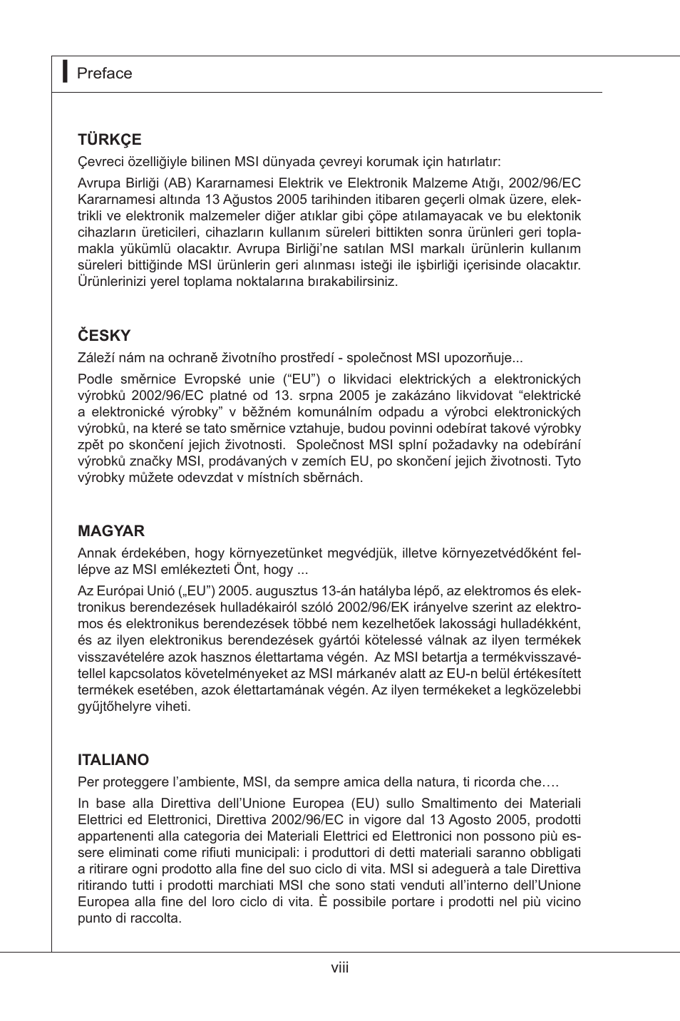 MSI MS-95S6 User Manual | Page 8 / 77