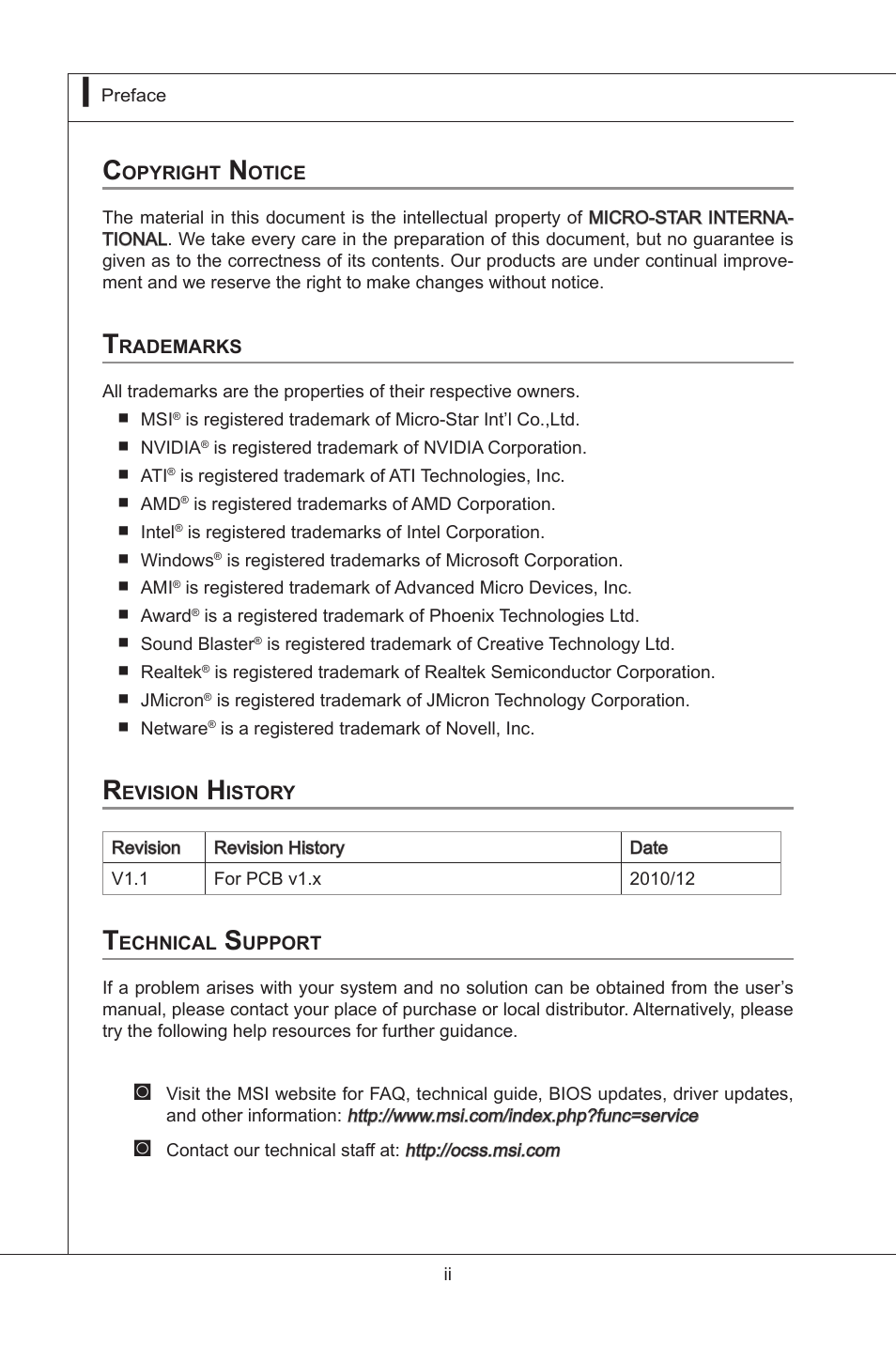 MSI MS-91E2 User Manual | Page 2 / 53