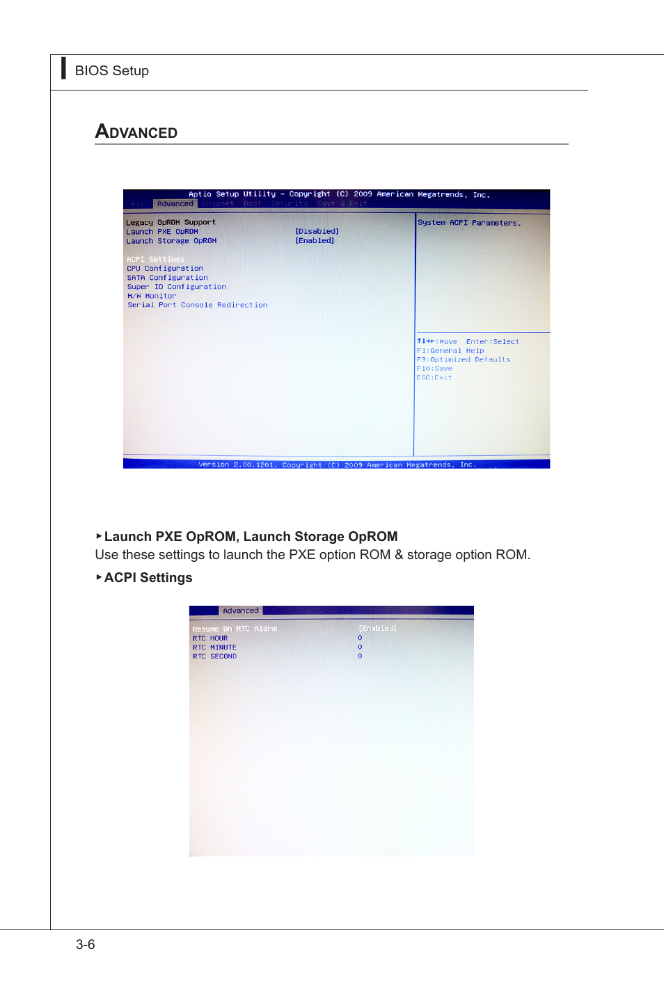 Advanced bios features, Advanced -6 | MSI MS-91E2 User Manual | Page 40 / 53