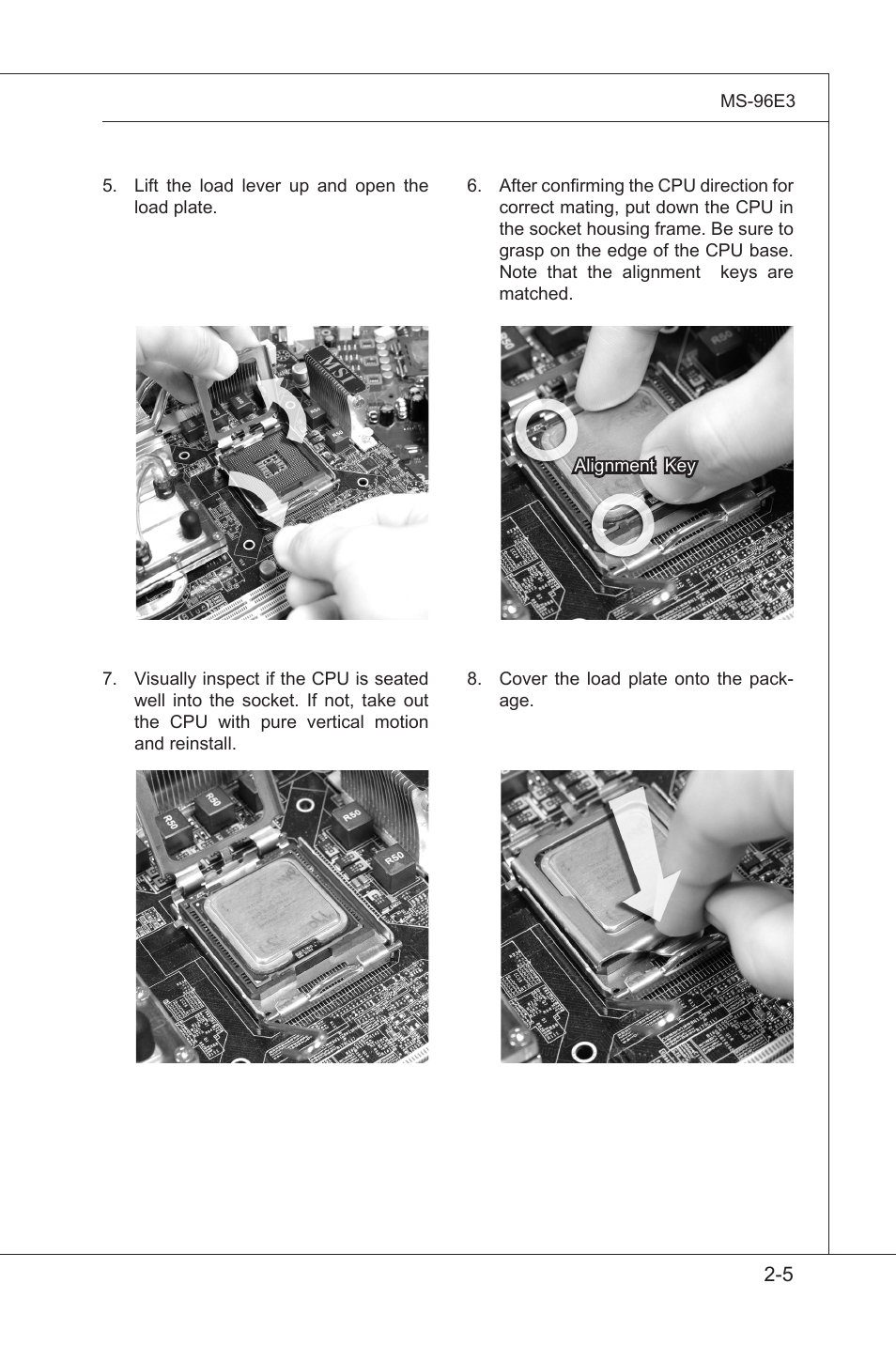 MSI MS-96E3 User Manual | Page 21 / 54