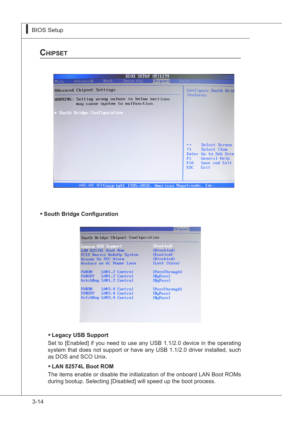 Chipset, H/w monitor, Chpset -14 | MSI MS-96E3 User Manual | Page 52 / 54