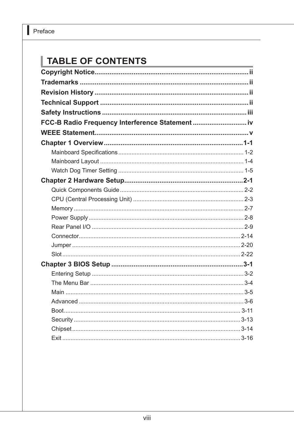 MSI MS-96E3 User Manual | Page 8 / 54