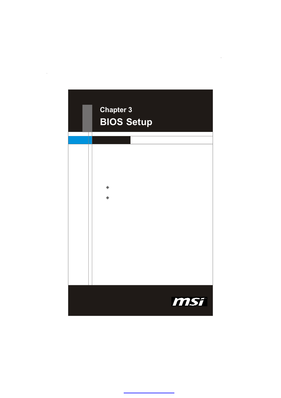 Bios setup, Chapter 3 | MSI 3200 Network User Manual | Page 41 / 60