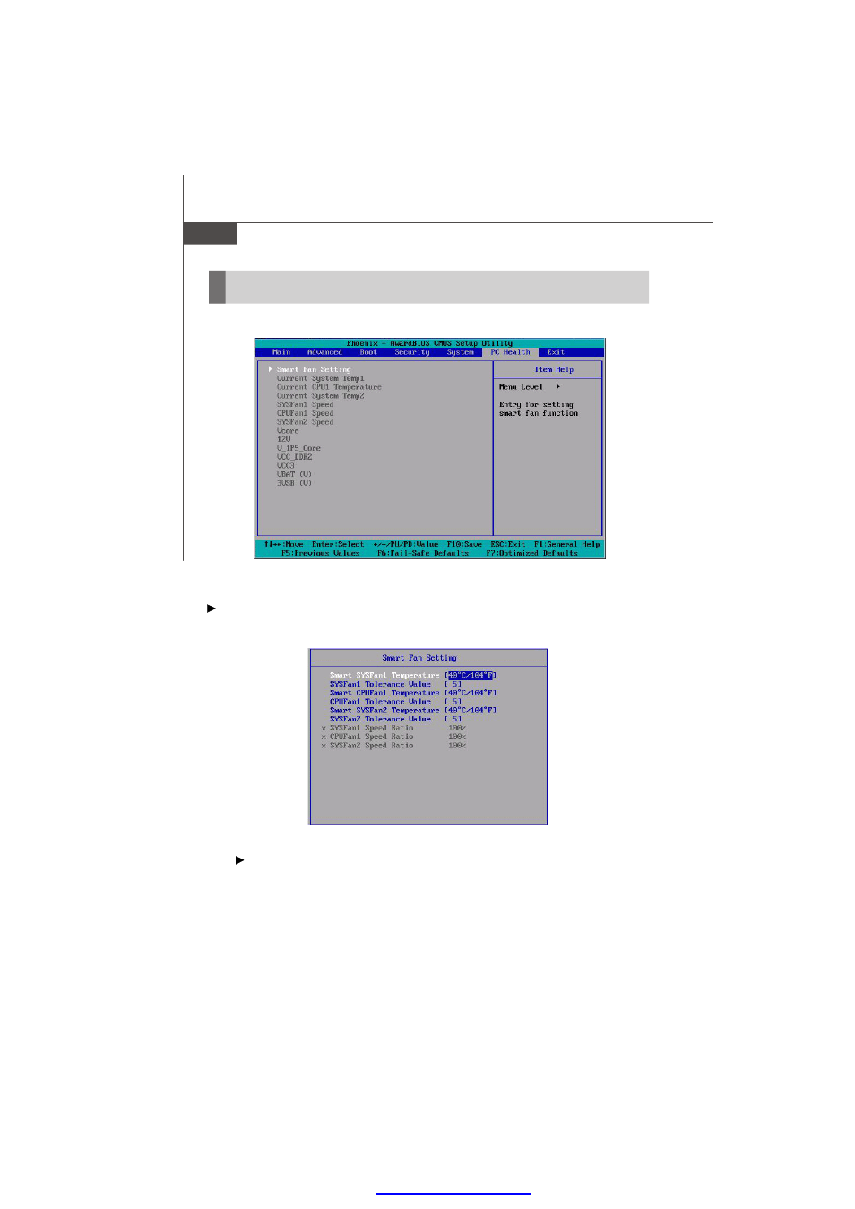 Pc health | MSI Keeper 945GME V2.1 User Manual | Page 60 / 62