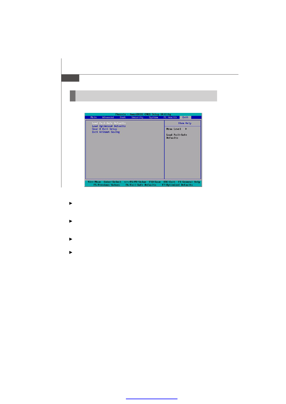 Exit | MSI Keeper 945GME V2.1 User Manual | Page 62 / 62
