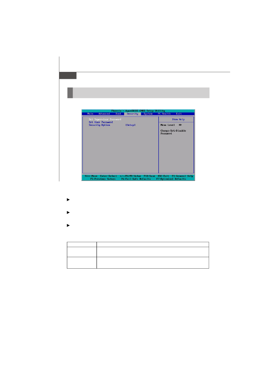 Security | MSI Keeper 945GME V2.0 User Manual | Page 58 / 62