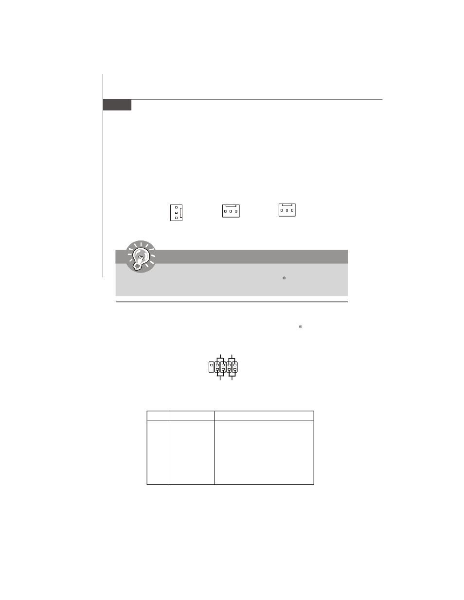 Fan power connectors: cpufan0, sysfan1, auxfan0, Important, Front panel connectors: jfp1 | MSI Keeper 945GM V1.0 User Manual | Page 27 / 40