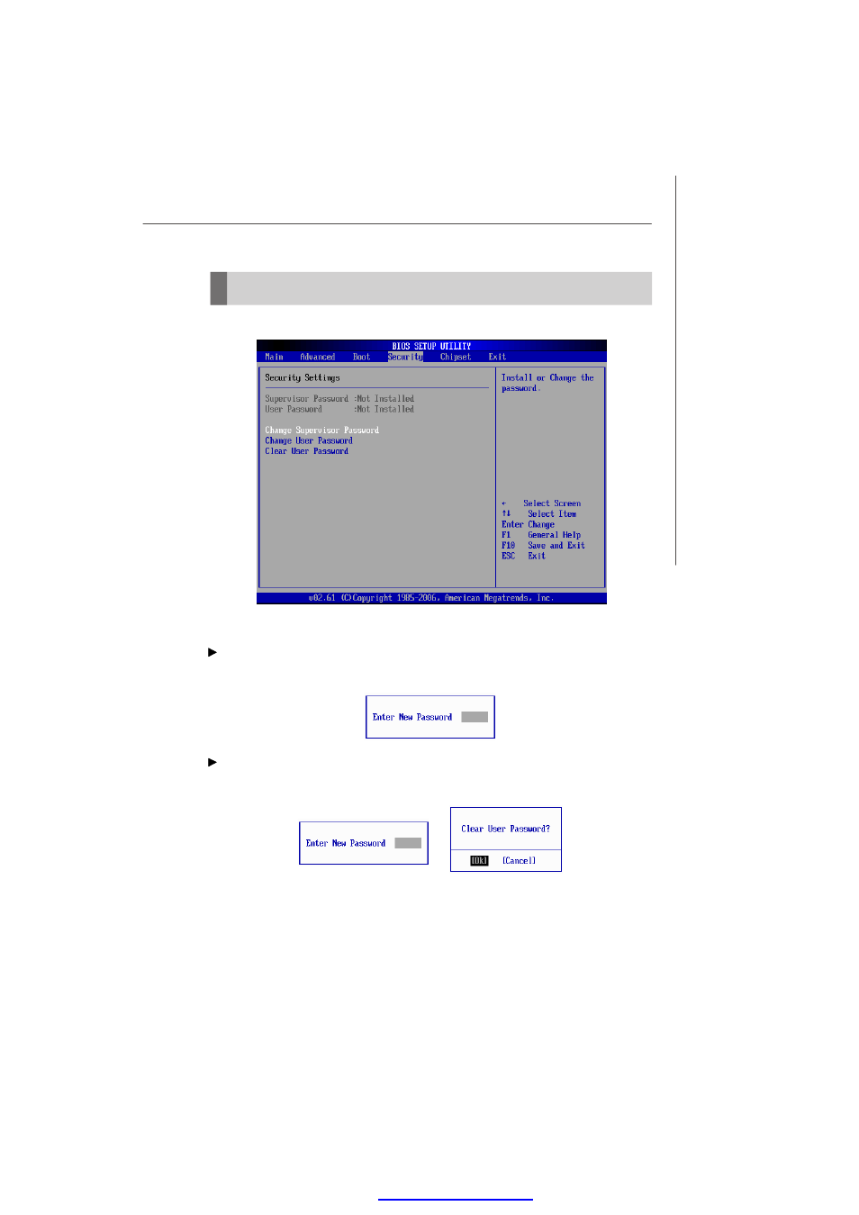 Security | MSI P1-109N-L70 User Manual | Page 69 / 71