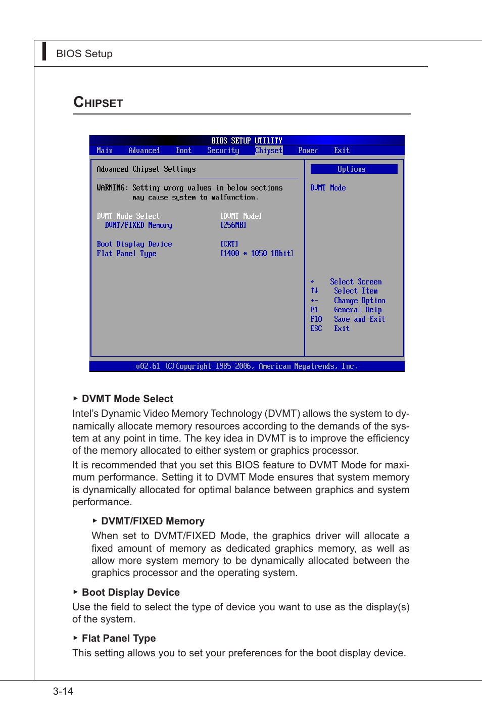 Chipset, H/w monitor, Chipset -14 | MSI IA-Q45 User Manual | Page 50 / 61