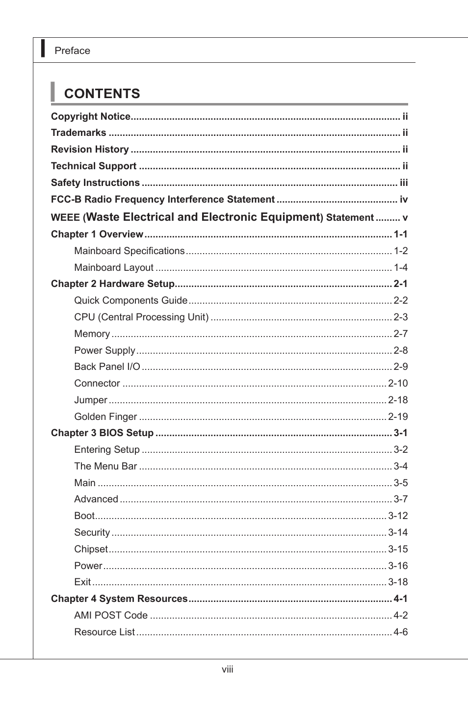 MSI IB-945GC User Manual | Page 8 / 59