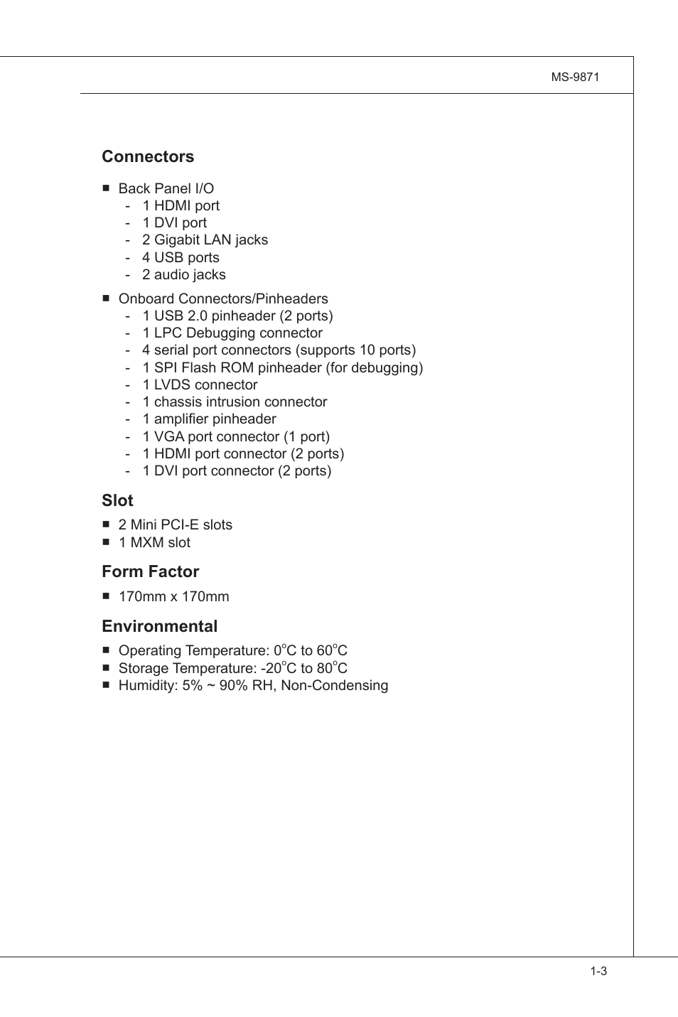 MSI IM-GS45-M User Manual | Page 11 / 63