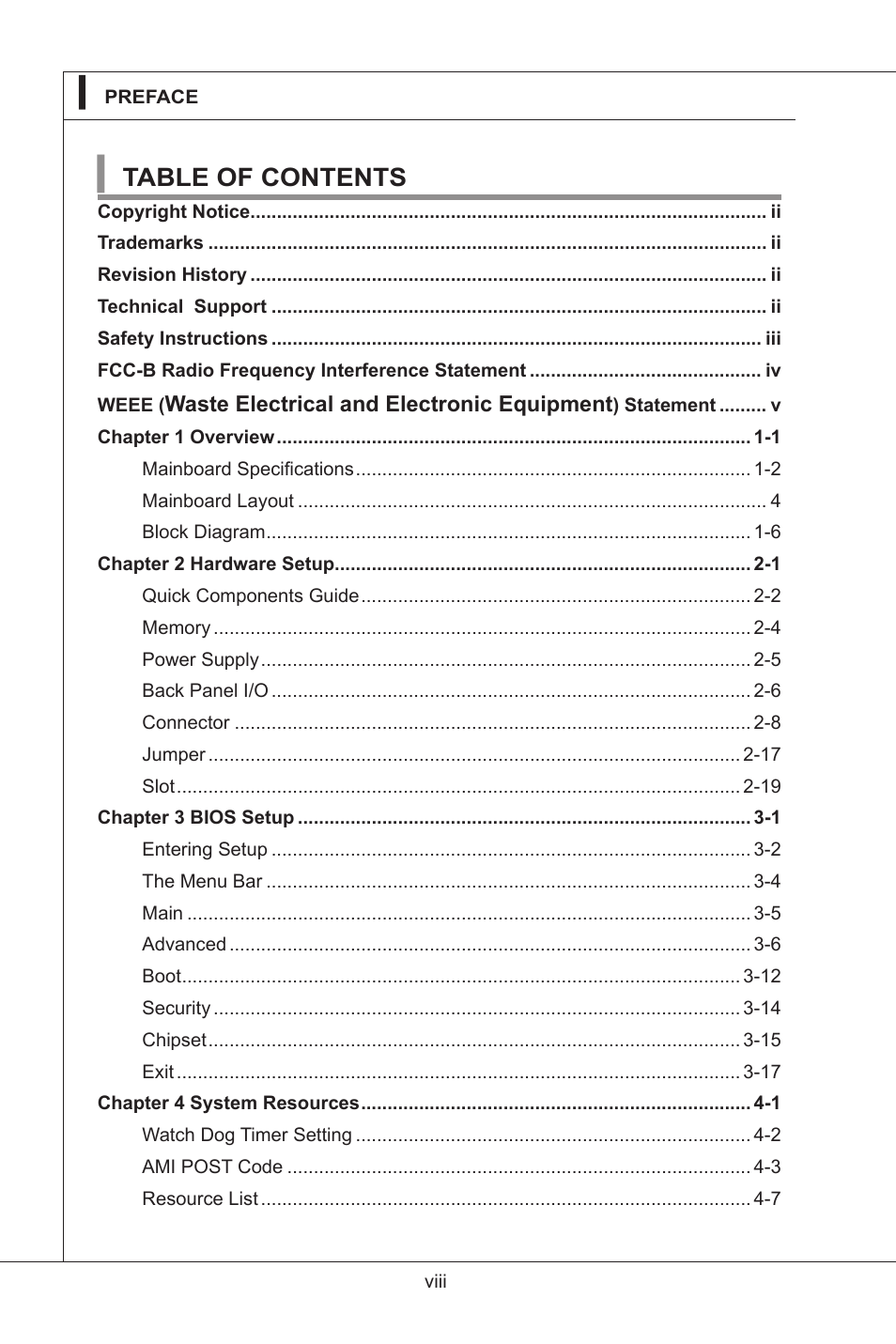 MSI IM-GS45-M User Manual | Page 8 / 63