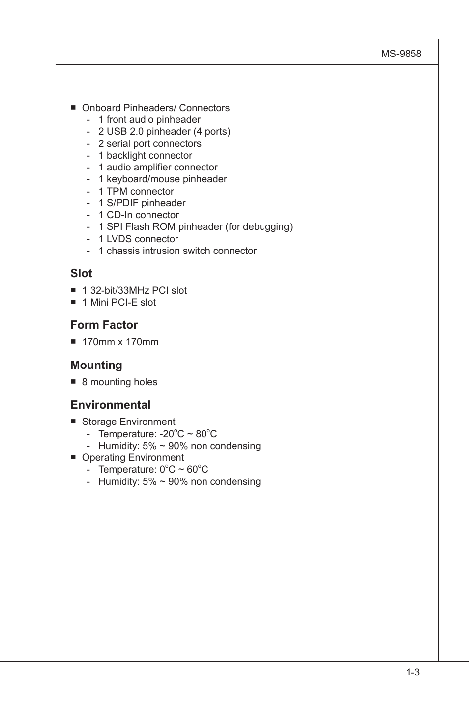 MSI AM-780E V1.1 User Manual | Page 3 / 24