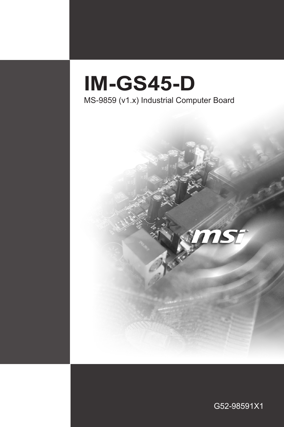 MSI IM-GS45-D User Manual | 66 pages