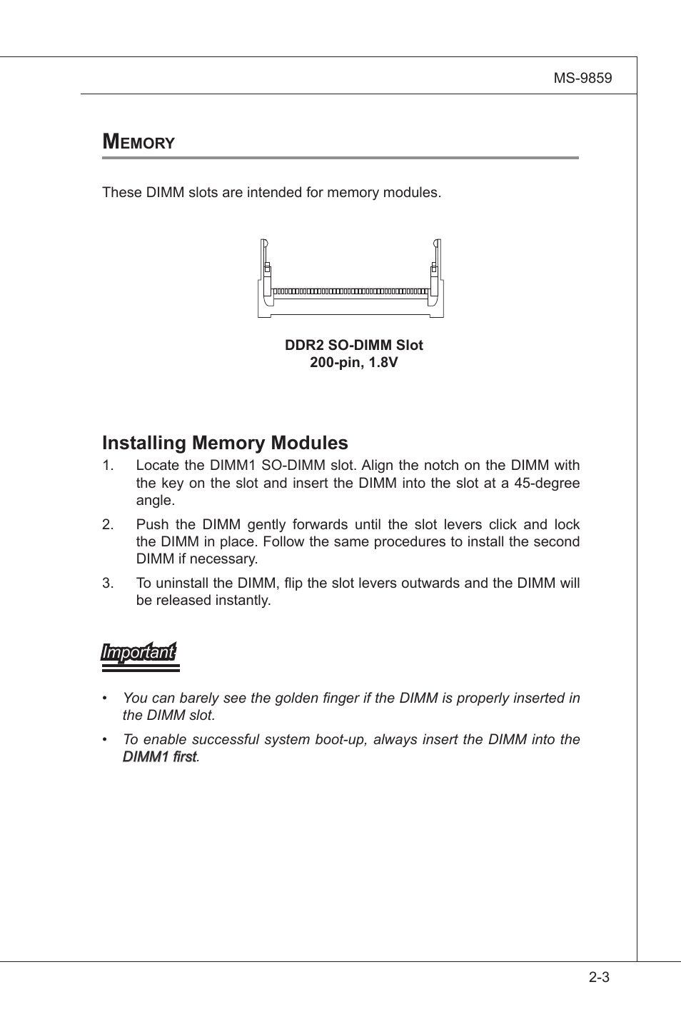 MSI IM-GS45-D User Manual | Page 23 / 66