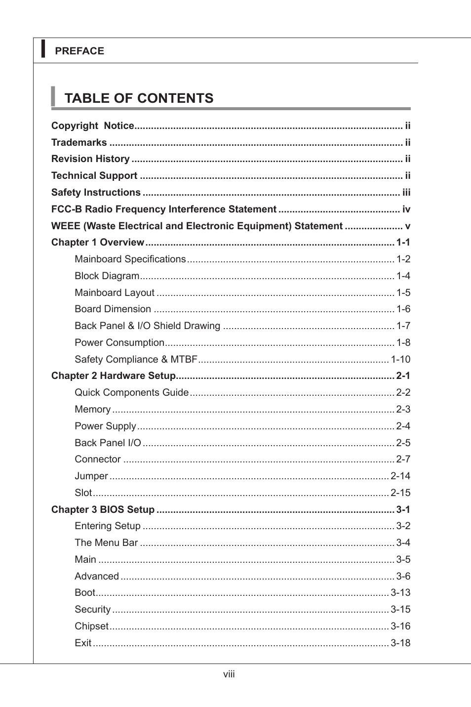 MSI IM-GS45-D User Manual | Page 8 / 66