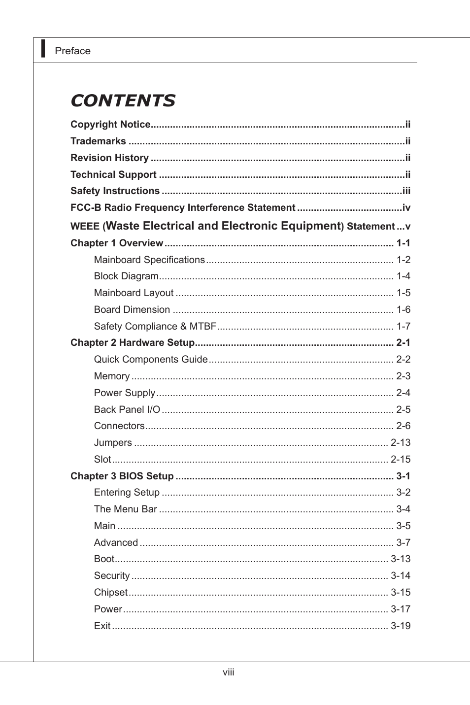 MSI I3-945GSE User Manual | Page 8 / 63