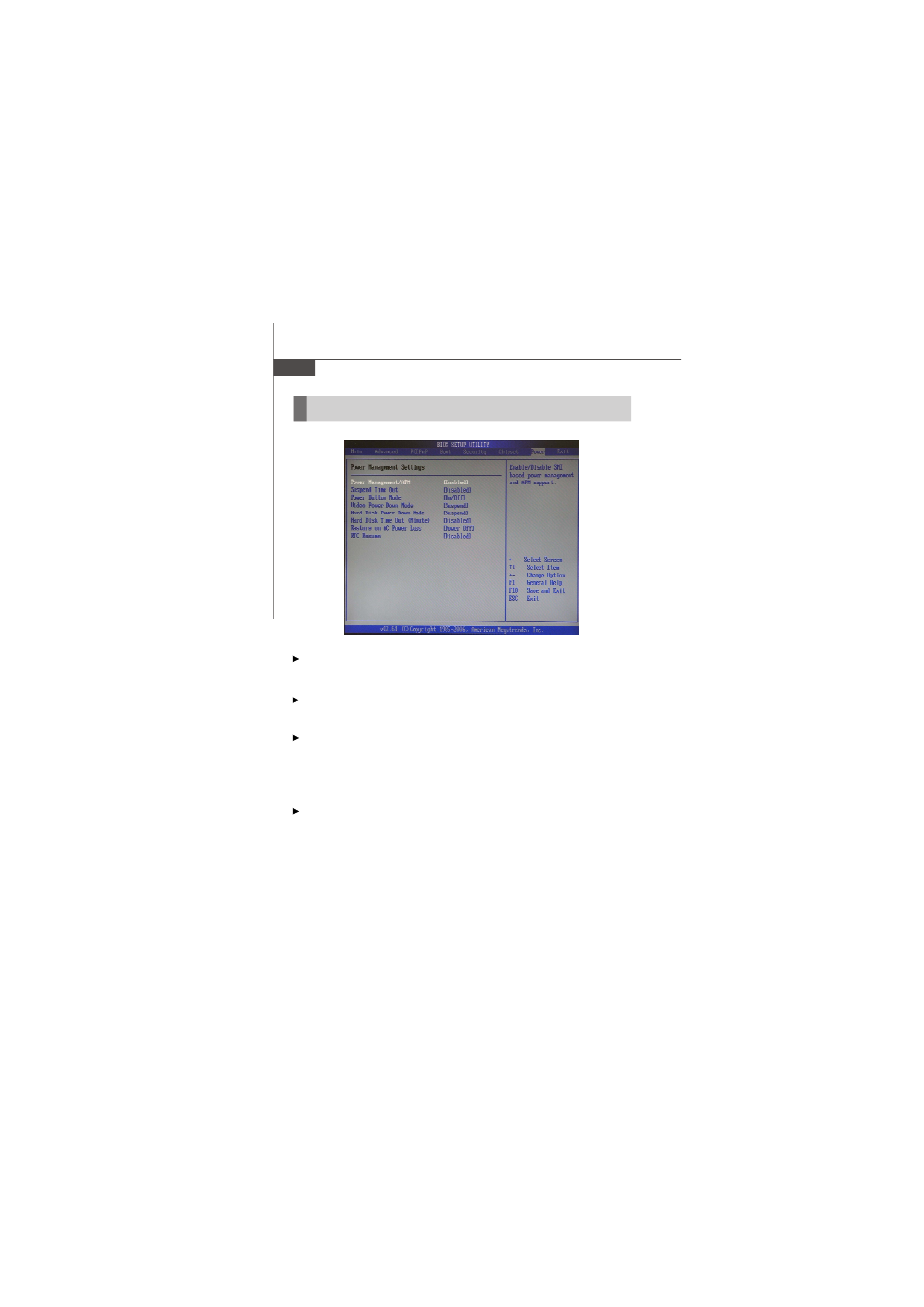 Power | MSI Fuzzy RS690E User Manual | Page 58 / 70