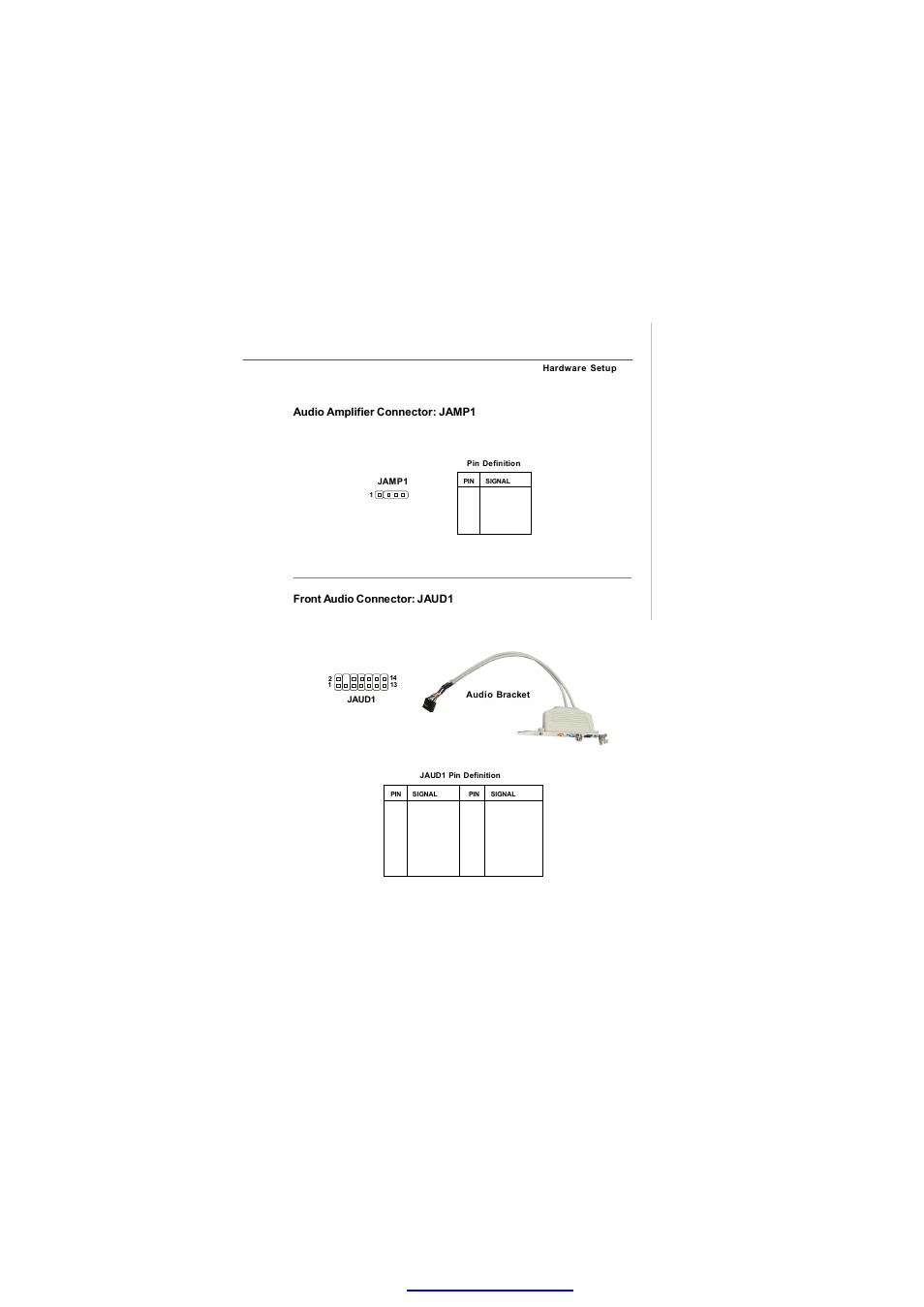 Front audio connector: jaud1, Audio amplifier connector: jamp1 | MSI Fuzzy 945GME2 V4.0 User Manual | Page 29 / 78