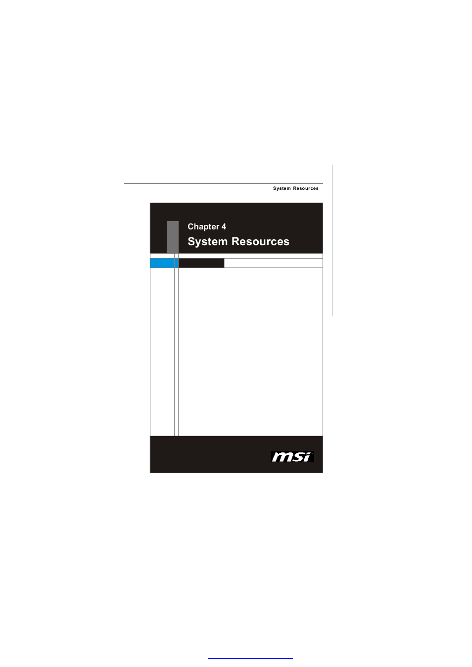 System resources | MSI Fuzzy 945GME2 V4.0 User Manual | Page 59 / 78