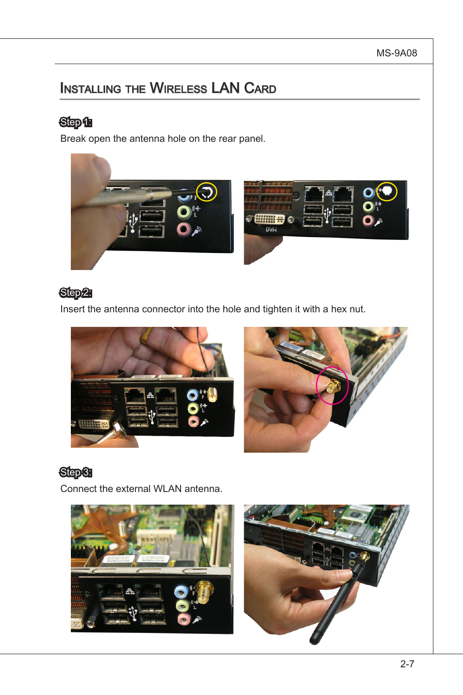 Lan c | MSI MS-9A08 User Manual | Page 25 / 72