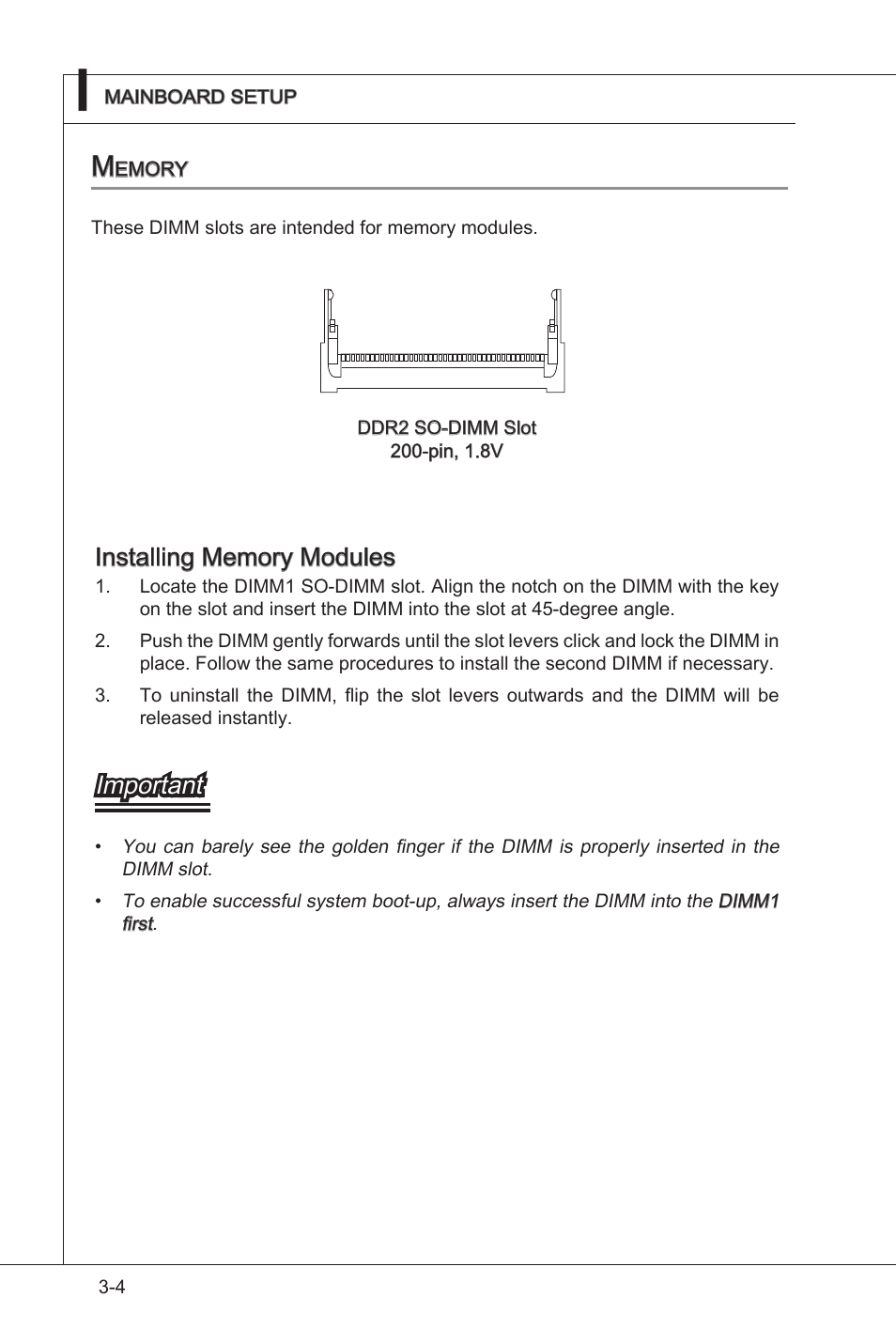 Important | MSI MS-9A08 User Manual | Page 36 / 72