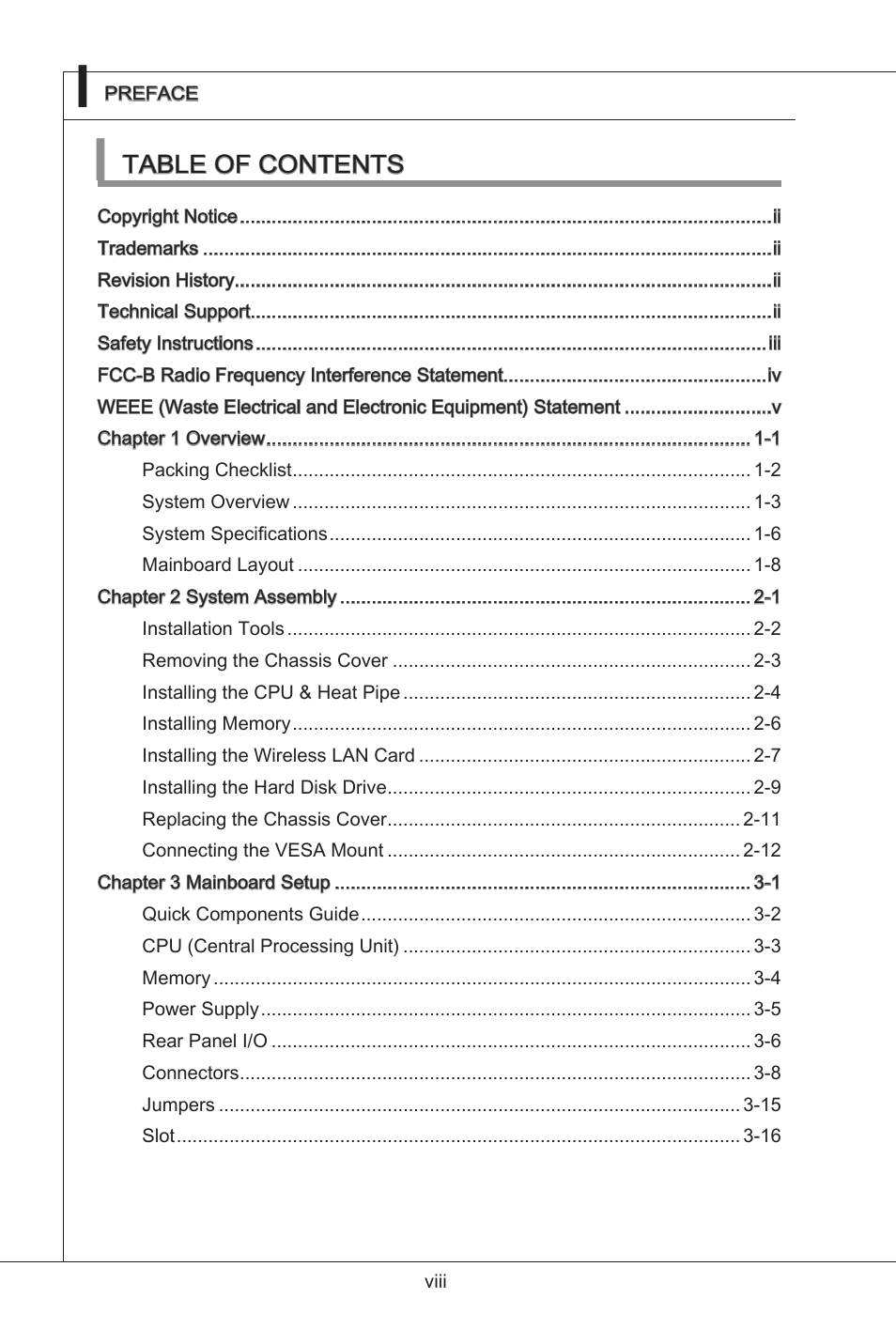 MSI MS-9A08 User Manual | Page 8 / 72