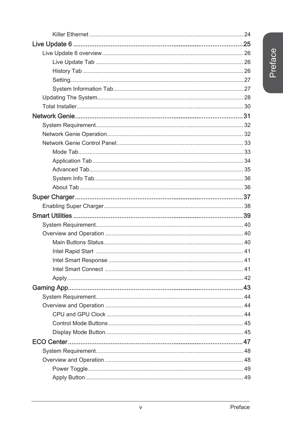 Preface | MSI ATX Motherboard User Manual | Page 5 / 64