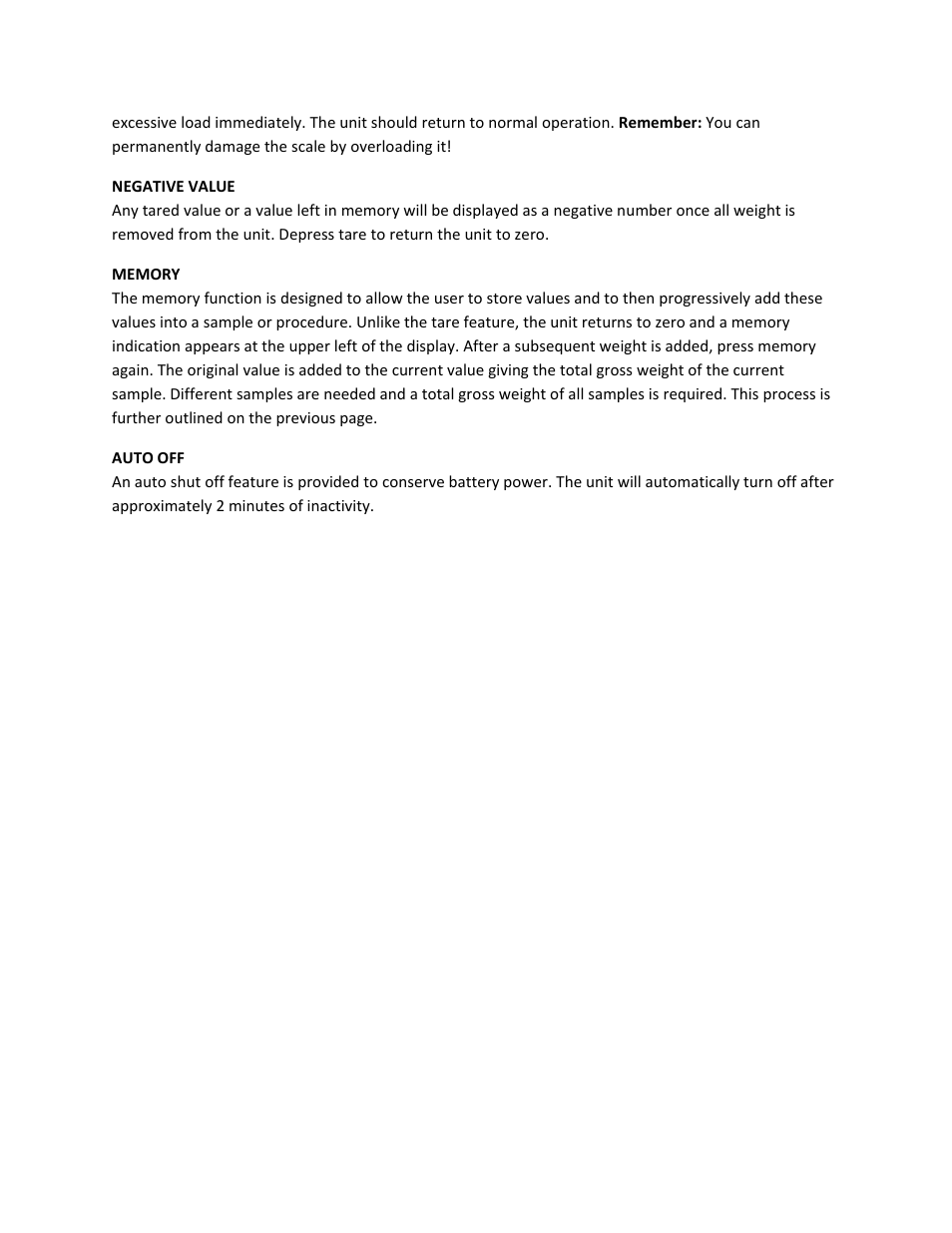 MyWeigh Pointscale 5.0 User Manual | Page 6 / 6