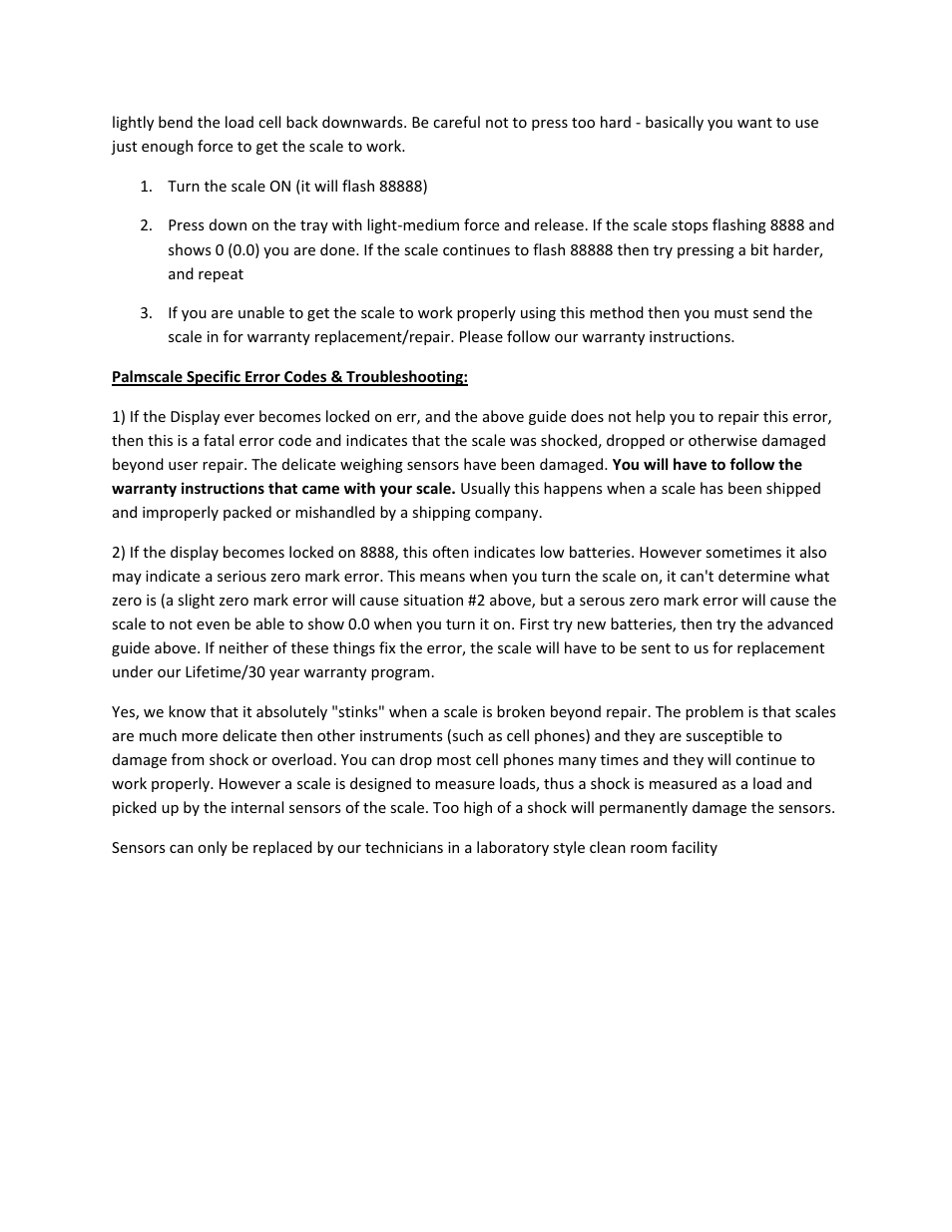 MyWeigh PALMSCALE 5.0 User Manual | Page 3 / 3