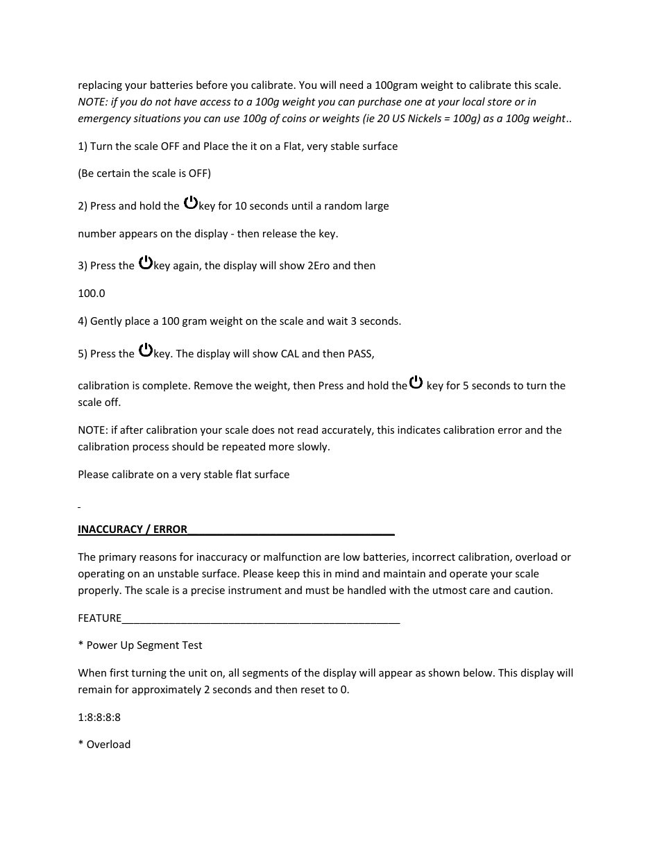 MyWeigh AXE300 User Manual | Page 3 / 5