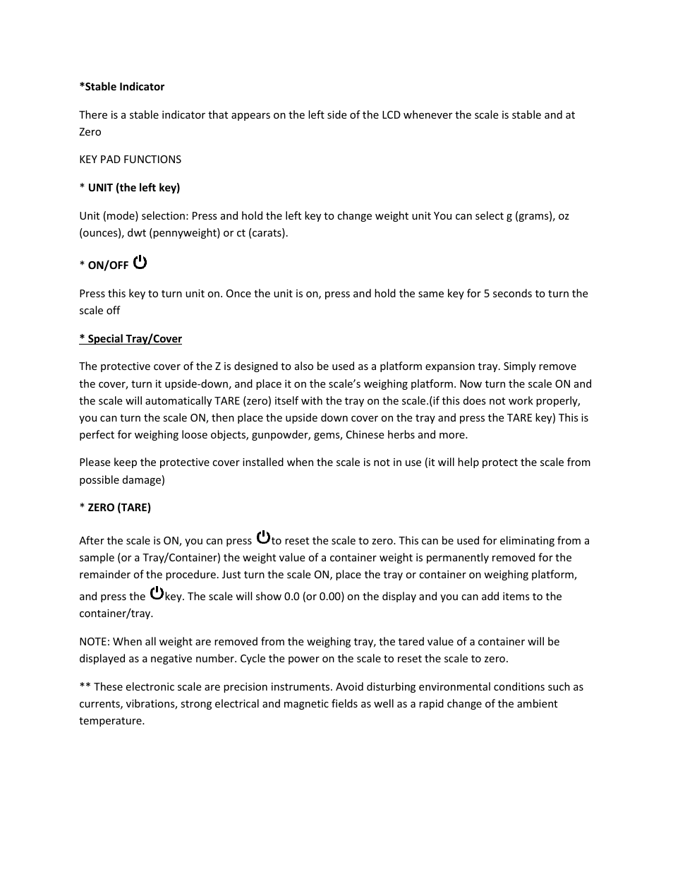 MyWeigh 500Z User Manual | Page 5 / 5