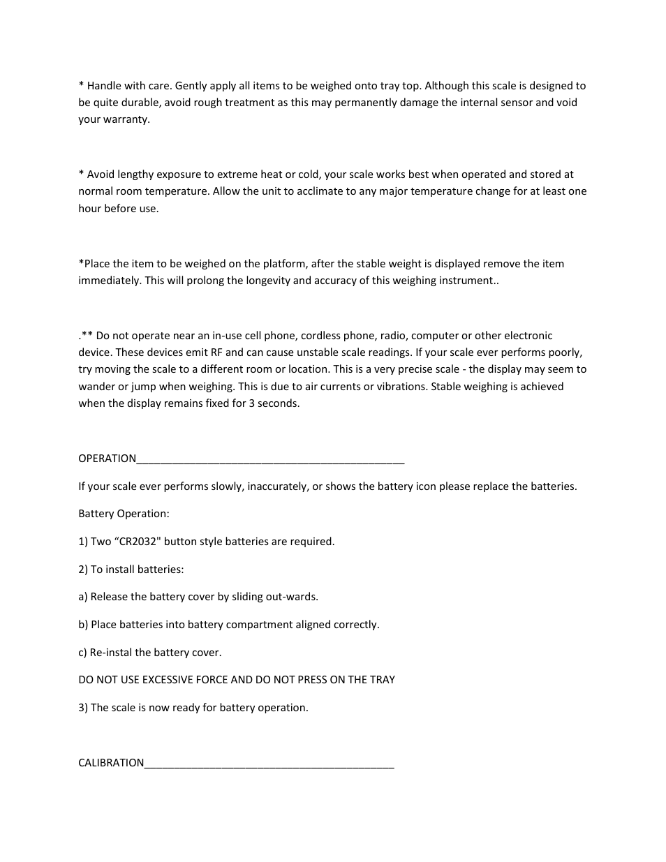 MyWeigh Flipscale F2 User Manual | Page 3 / 6