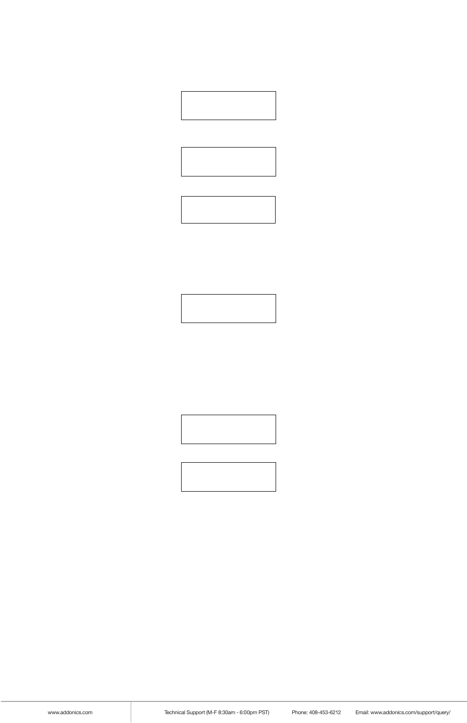 Load default, Burn in, Copy hpa | Addonics Technologies HDU11SITDR User Manual | Page 15 / 18