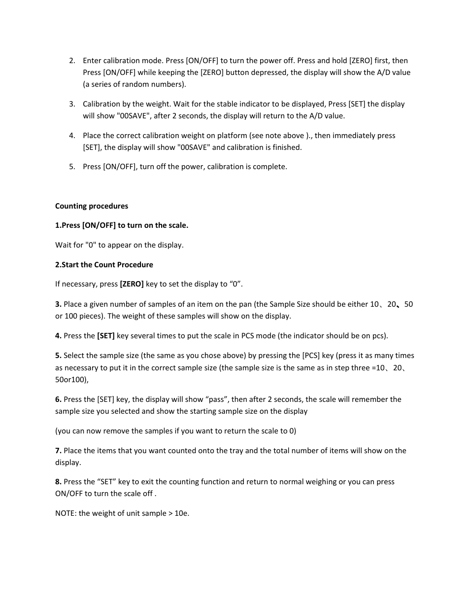 MyWeigh iBALANCE 5500 User Manual | Page 3 / 5