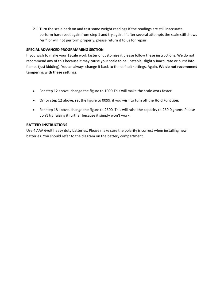 MyWeigh 1SCALE User Manual | Page 7 / 7