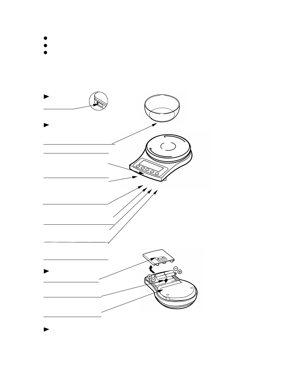 Parts description | MyWeigh i5000 User Manual | Page 3 / 5