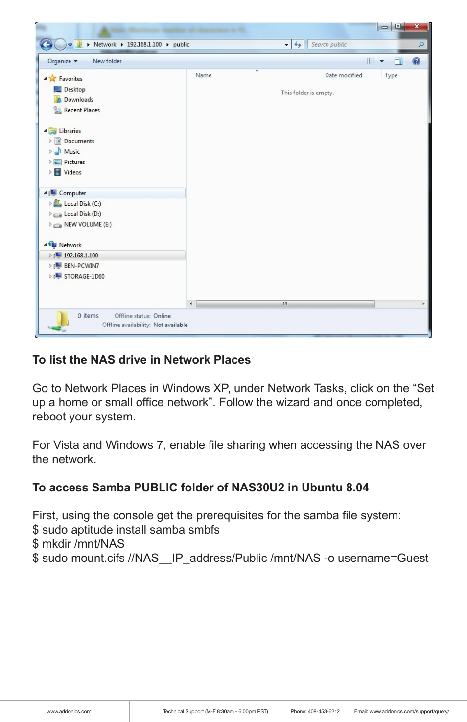 Addonics Technologies NAS30U2 User Manual | Page 7 / 8