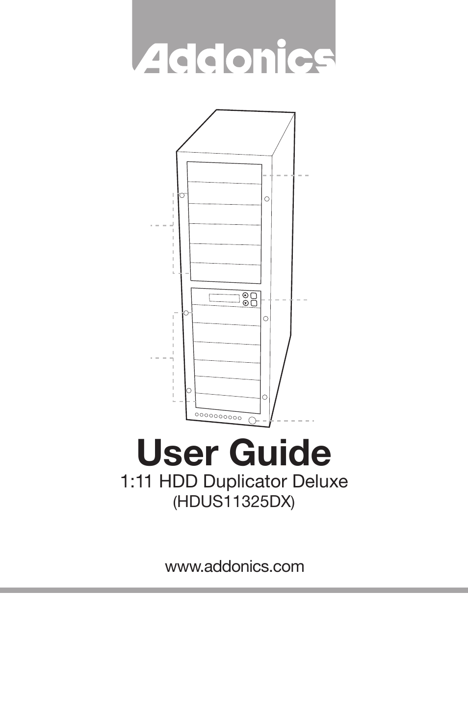 Addonics Technologies HDUS11325DX User Manual | 18 pages