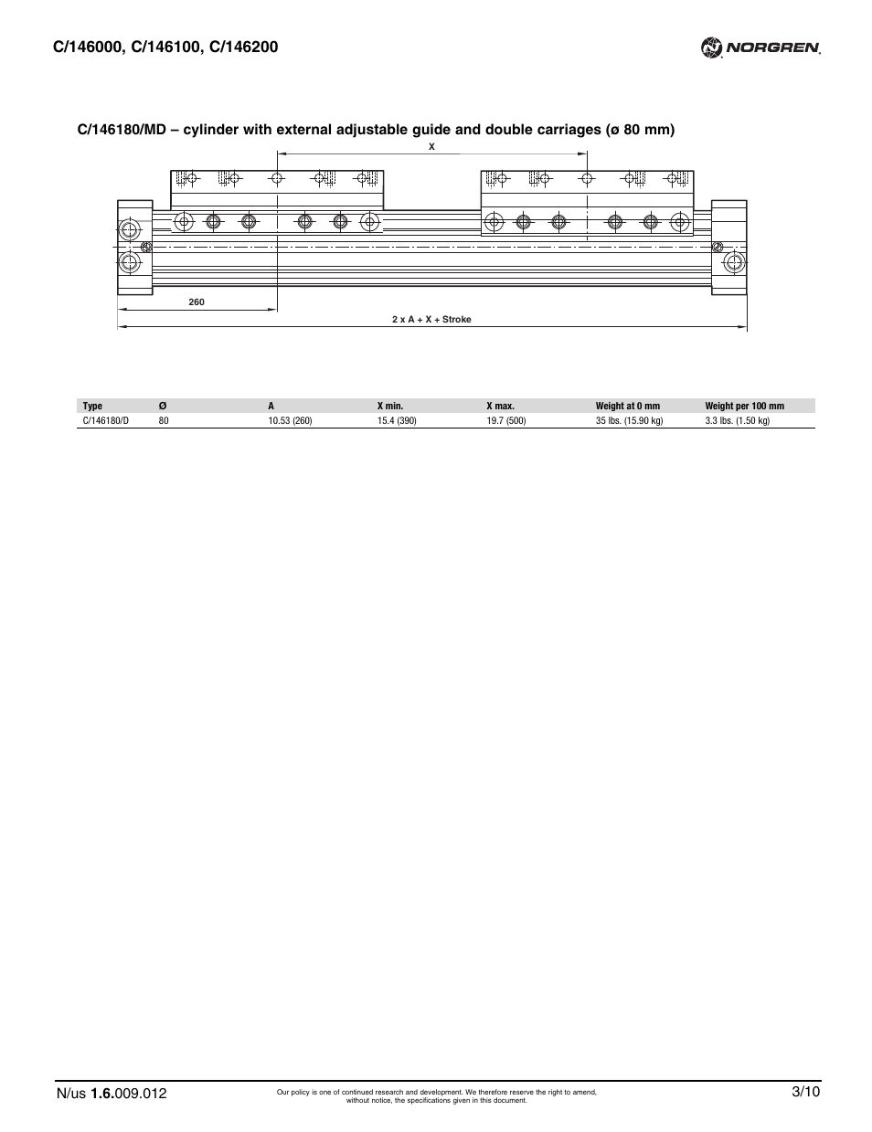 Norgren C/146200 LINTRA PLUS User Manual | Page 12 / 30