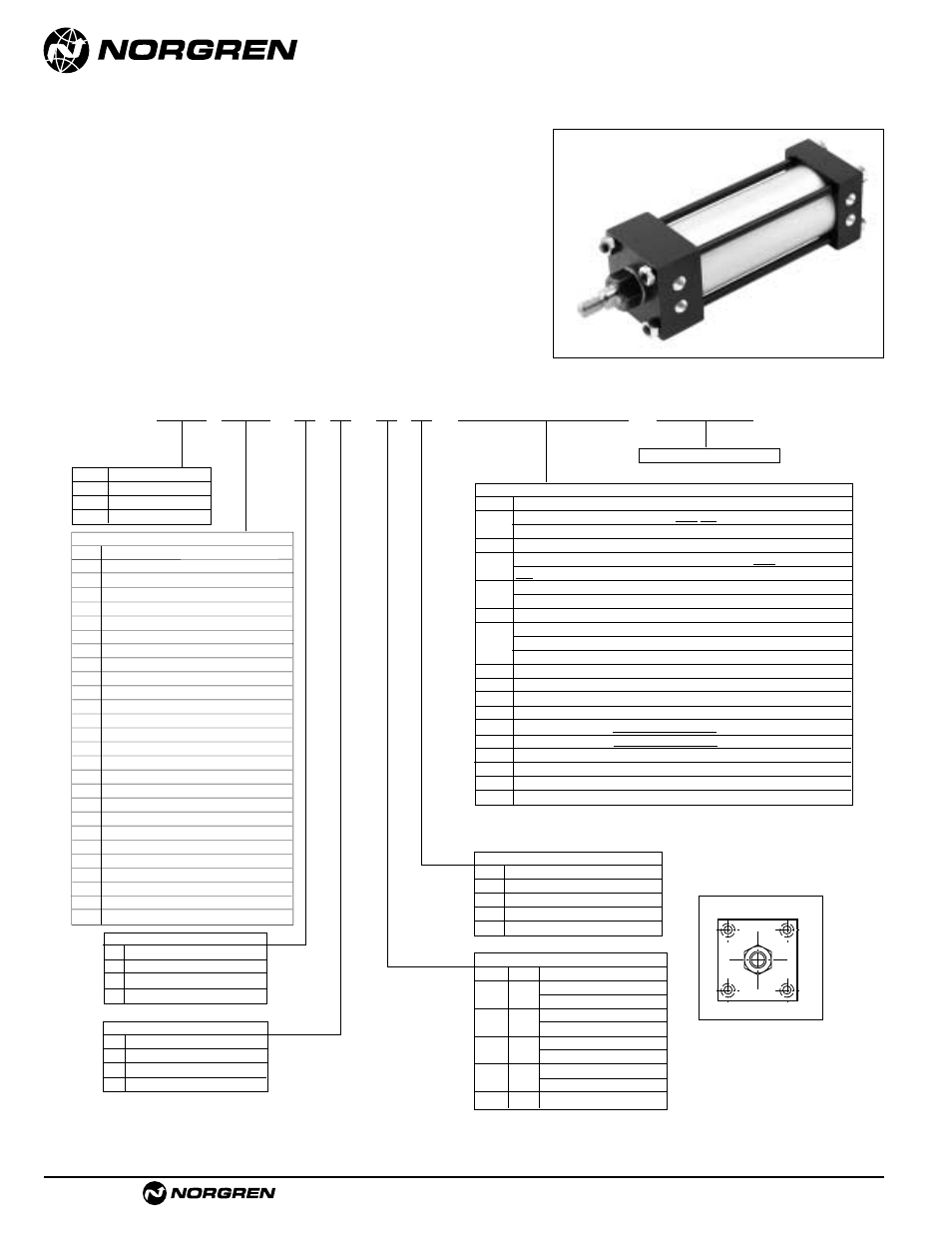 Cylinder order information, Act-1-20 | Norgren NFPA Aluminum & Steel Cylinders User Manual | Page 20 / 97